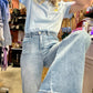 Jean Janis Bleu clair