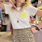 T-shirt smiley jaune