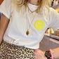 T-shirt smiley jaune