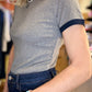 T-shirt University gris