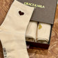 Boite de 3 chaussettes beiges
