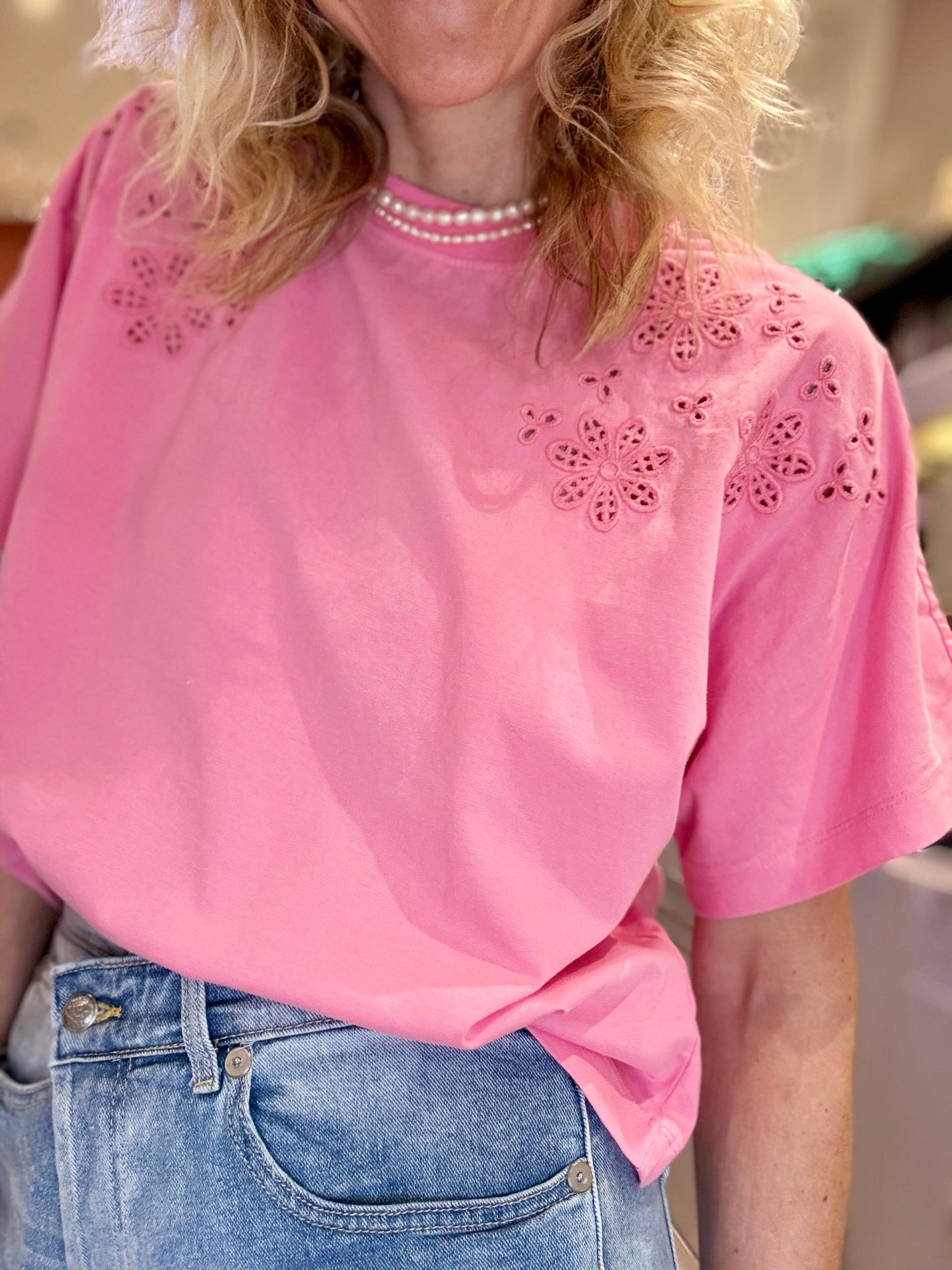 T-shirt Broderie