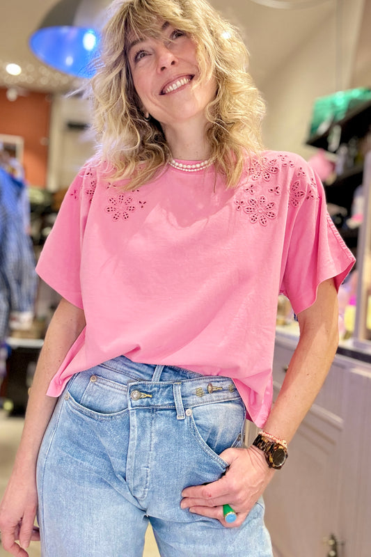T-shirt Broderie