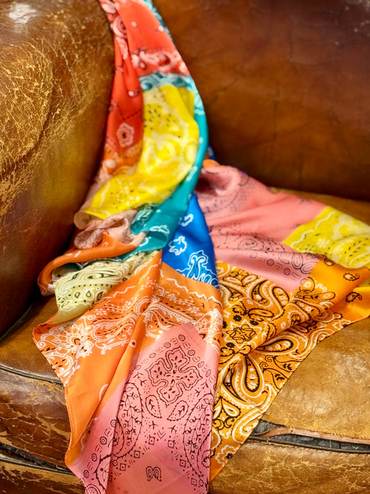 Big foulard Bandana orange