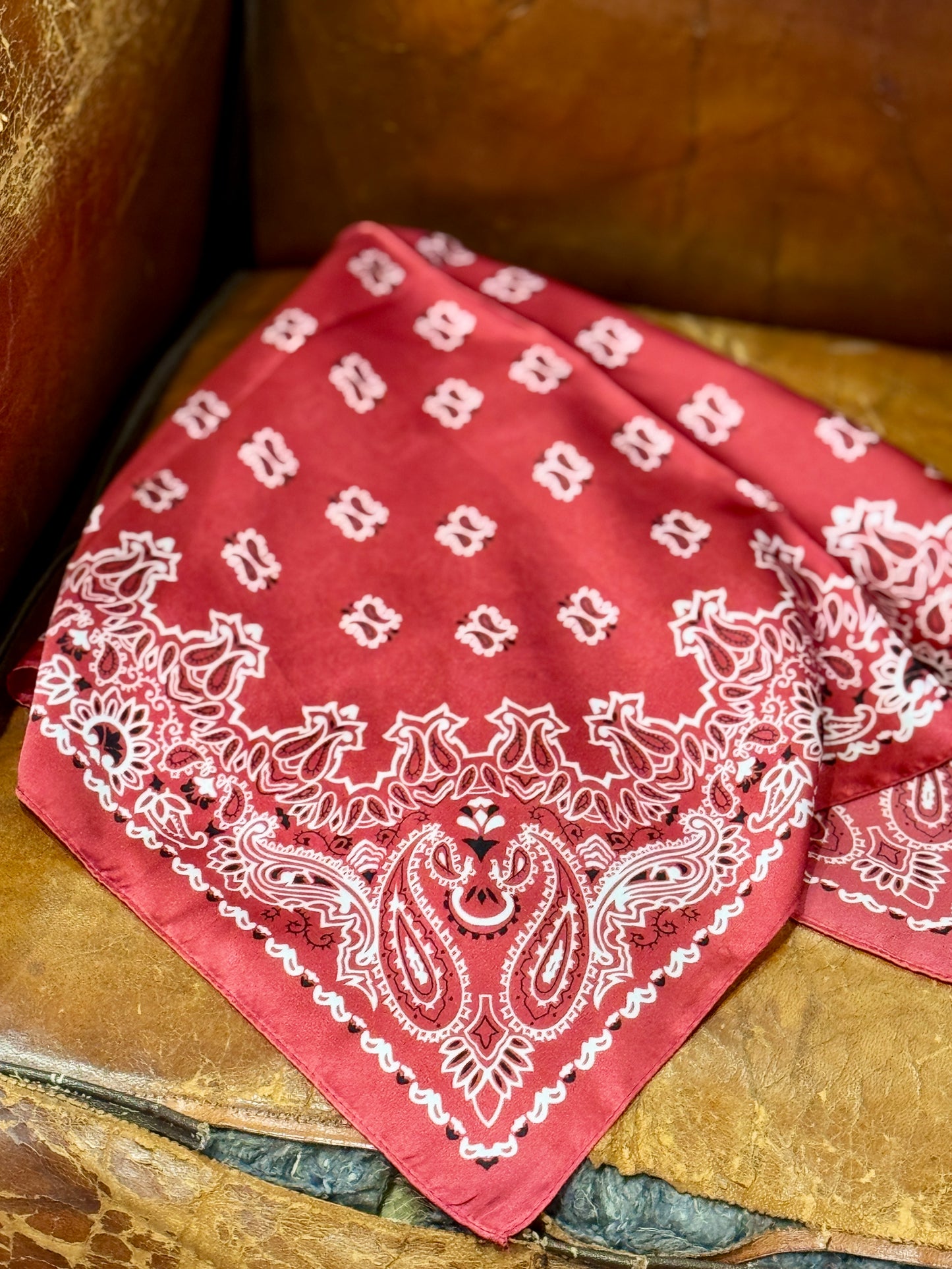 Foulard Bandana rouge