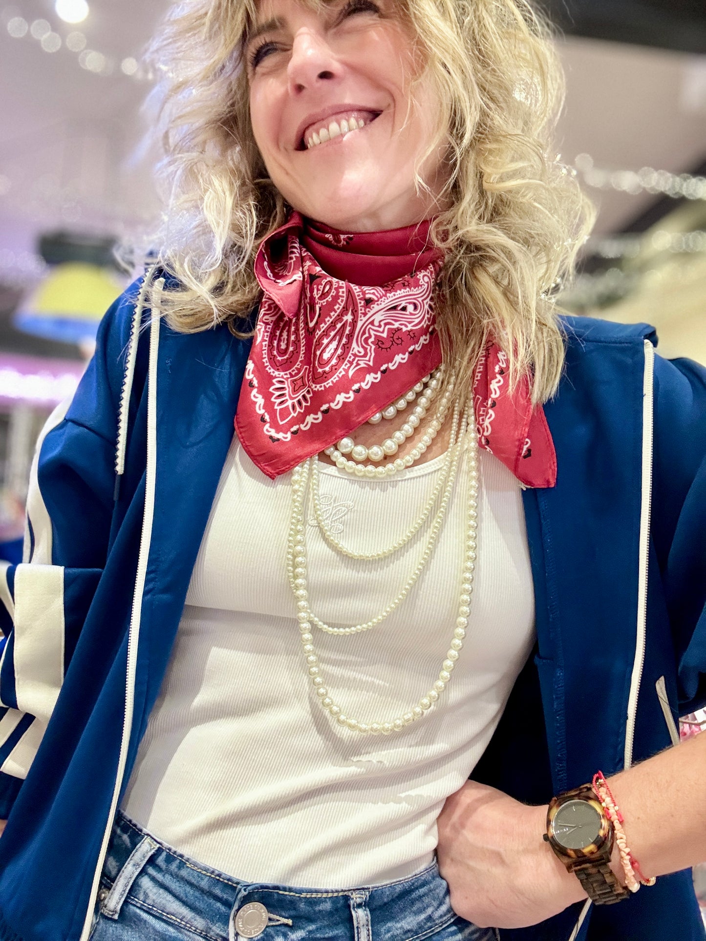 Foulard Bandana rouge