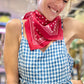 Foulard Presley rouge