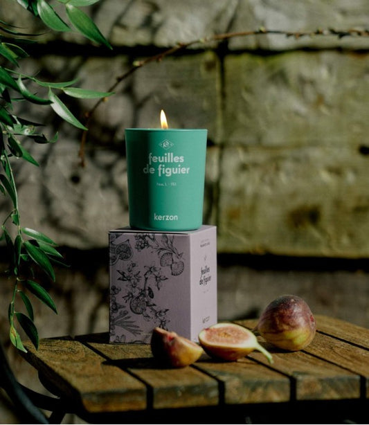 Bougie Feuilles de Figuier