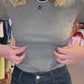 T-shirt University gris