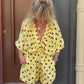 Combi short Fluffy jaune