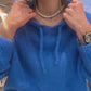 Pull Hoodie bleue