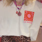 T-Shirt Oversize Soleil blanc