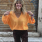 Pull Montagné Orange