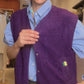 Gilet Teddy violet
