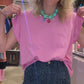 T-shirt Bubble Gum rose