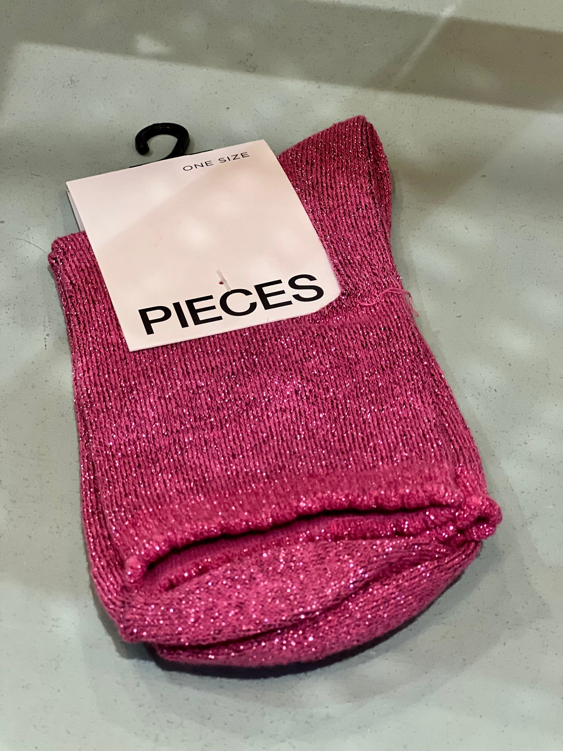 Chaussettes Paillettes Déjantées Vert – Taille Unique 36-42 – Look Fun Et Shiny